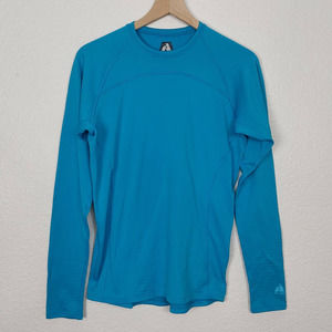 First Ascent Blue Base Layer Top Women's Tall Large Pre-Owned